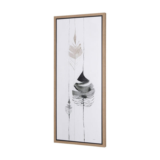Mercana - Rain of Leaf I by Mercana Studio a Hand Embelished Textured Framed Canvas - 102246-FS view 2