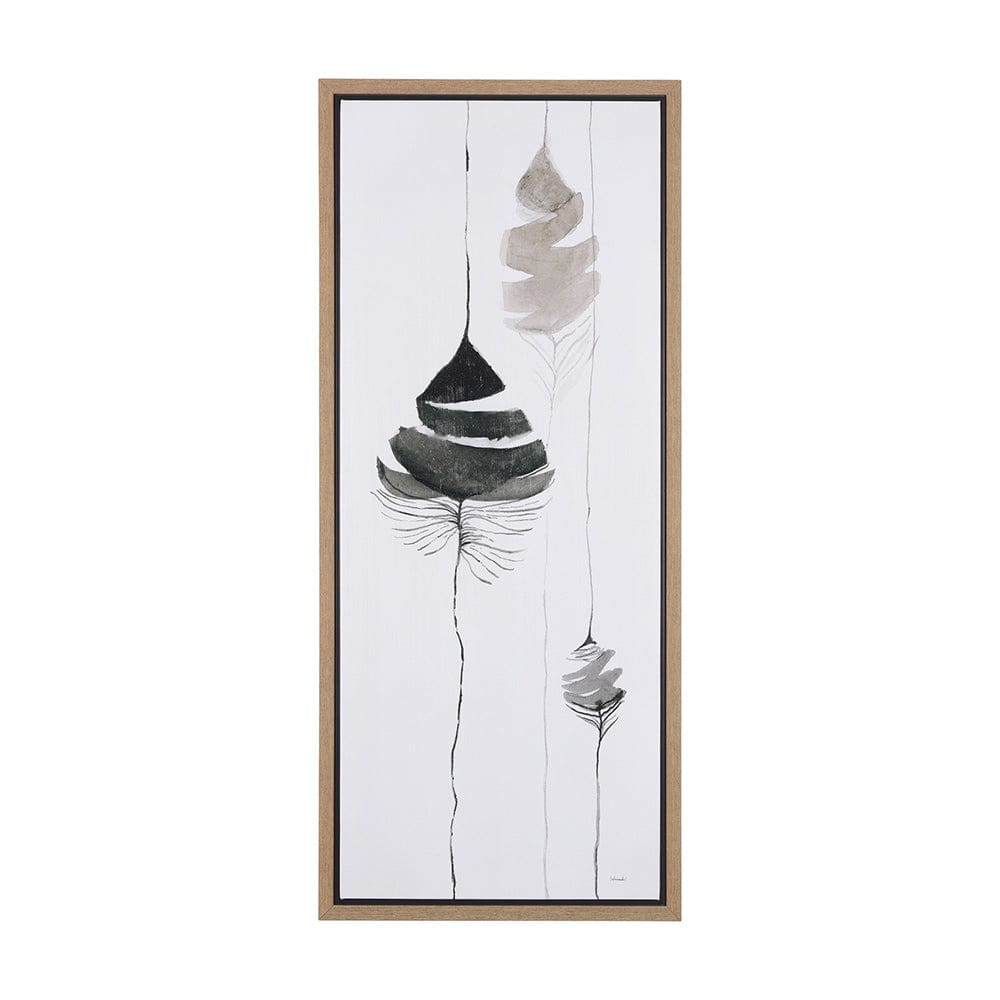 Mercana - Rain of Leaf II by Mercana Studio a Hand Embelished Textured Framed Canvas - 102247-FS view 1