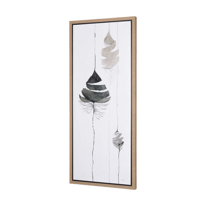 Mercana - Rain of Leaf II by Mercana Studio a Hand Embelished Textured Framed Canvas - 102247-FS view 2