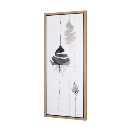 Mercana - Rain of Leaf II by Mercana Studio a Hand Embelished Textured Framed Canvas - 102247-FS view 2