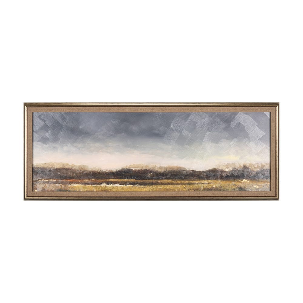 Mercana - Rainy Landscape by Mercana Studio a Hand Embelished Textured Framed Art Print - 14722 view 1