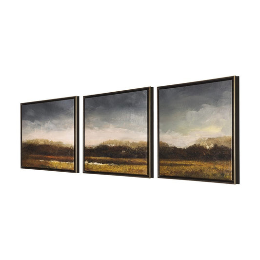 Mercana - Rainy Landscape by Mercana Studio a Hand Embellished Textured Framed Canvas - 102508-FS view 2