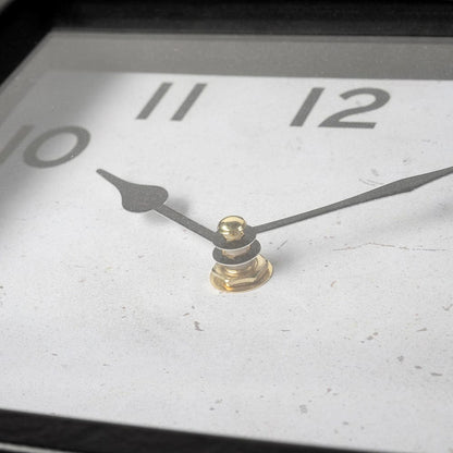 Mercana - Ralph I Black Metal Square Table Clock - 68736 view 8