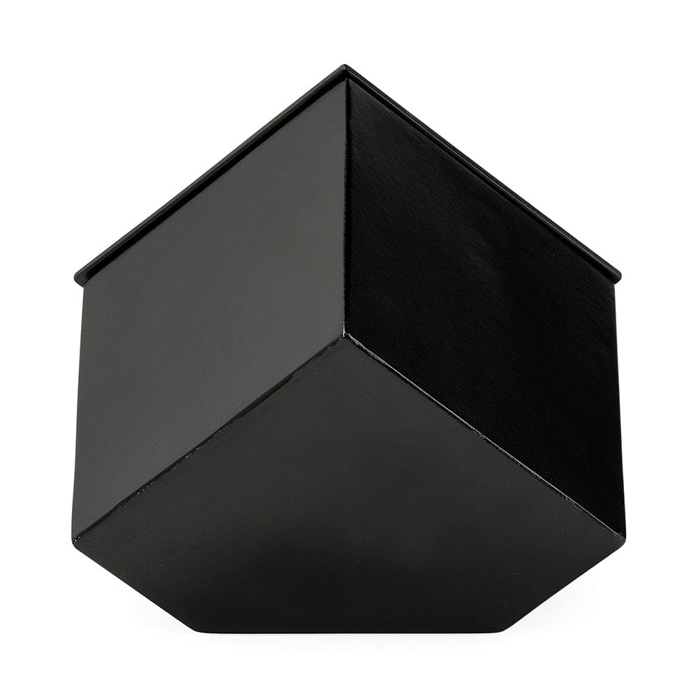 Mercana - Ralph II Black Metal Cube Table Clock - 68737 view 6