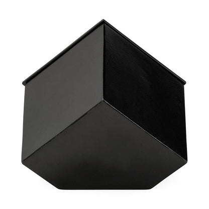 Mercana - Ralph II Black Metal Cube Table Clock - 68737 view 6
