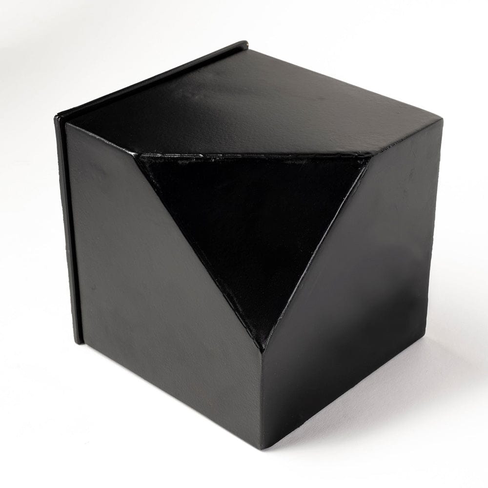 Mercana - Ralph II Black Metal Cube Table Clock - 68737 view 9
