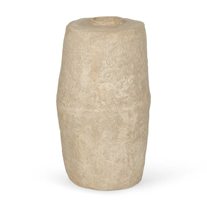 Mercana - Rama Large Beige Paper Mache Floor Vase - 70201 view 1