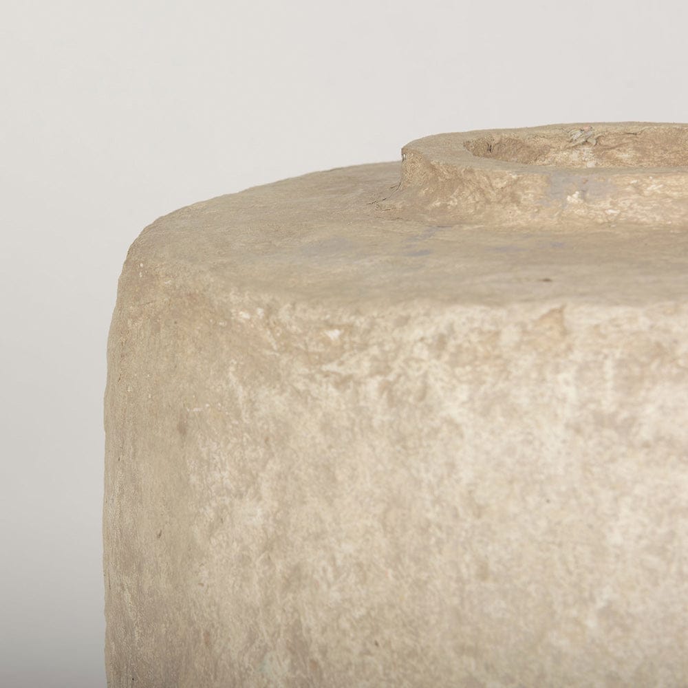 Mercana - Rama Large Beige Paper Mache Floor Vase - 70201 view 5