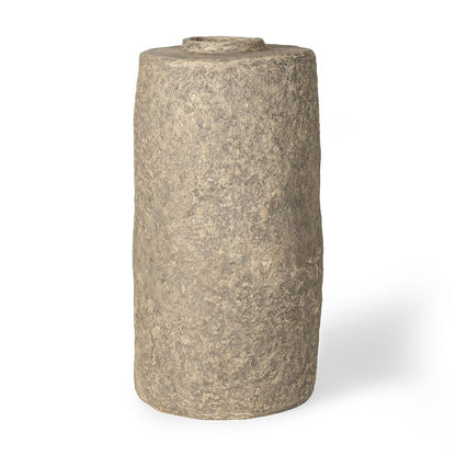 Mercana - Rama Small Gray Paper Mache Floor Vase - 70202 view 1