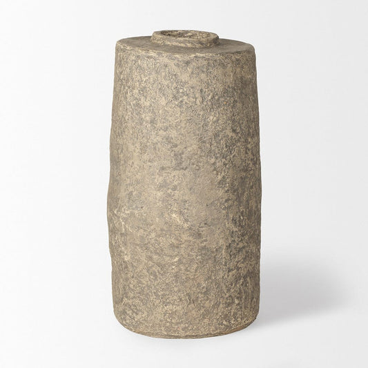 Mercana - Rama Small Gray Paper Mache Floor Vase - 70202 view 2