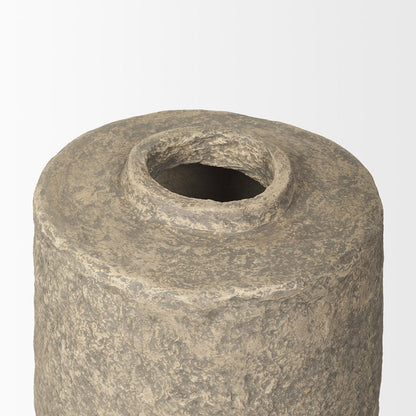 Mercana - Rama Small Gray Paper Mache Floor Vase - 70202 view 3