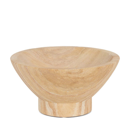 Mercana - Ramira Beige Sandstone Decorative Pedestal Bowl - 70704 view 1