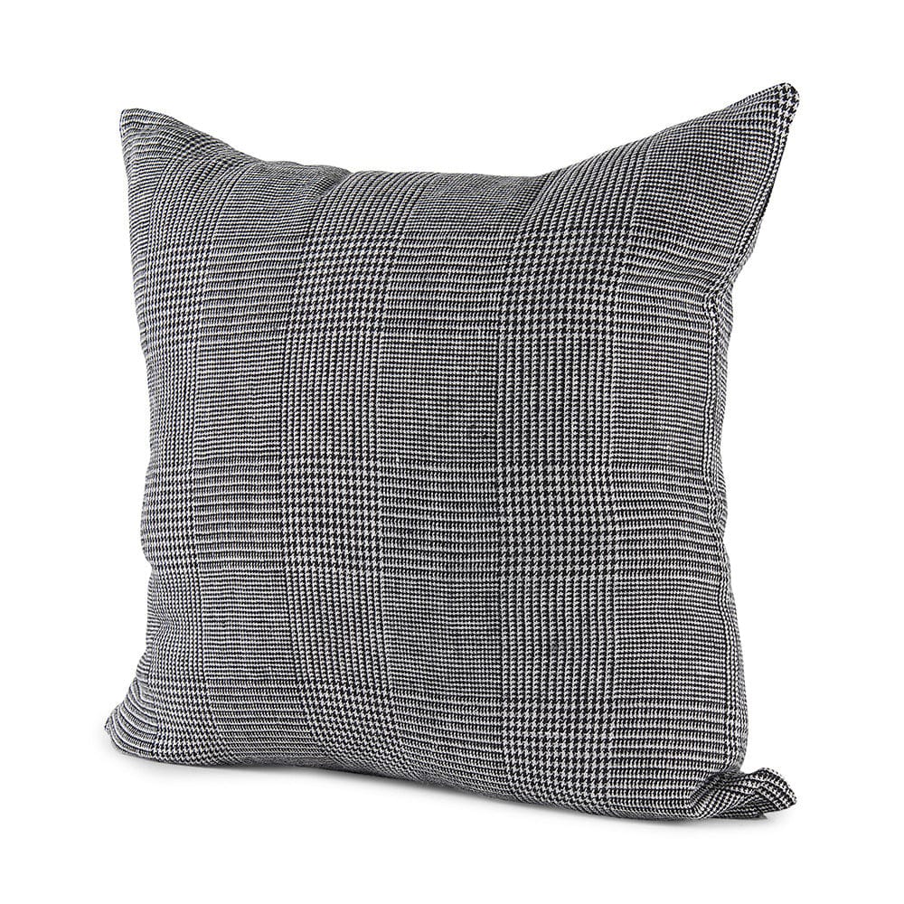 Mercana - Ramone 20 x 20 Black and White Fabric Decorative Pillow Cover - 69431 view 1