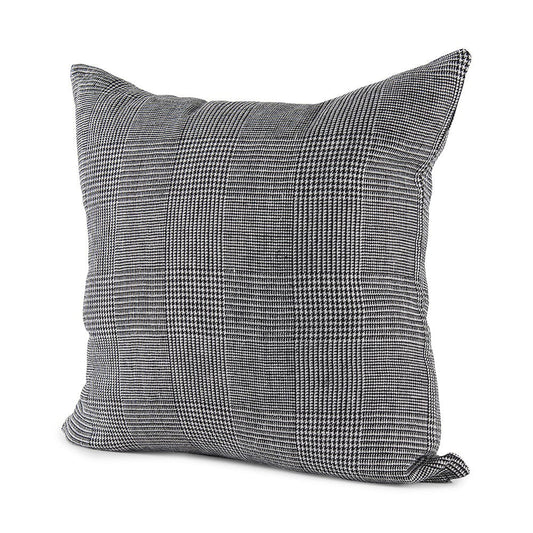 Mercana - Ramone 20 x 20 Black and White Fabric Decorative Pillow Cover - 69431 view 1