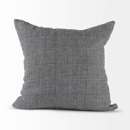 Mercana - Ramone 20 x 20 Black and White Fabric Decorative Pillow Cover - 69431 view 2