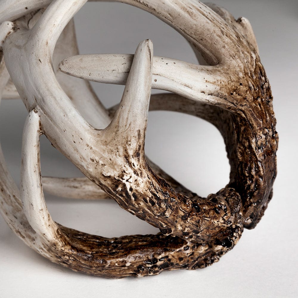 Mercana - Ramus I Small 5L x 5W Brown Antler Shaped Decorative Resin Orb Ball - 57800 view 6