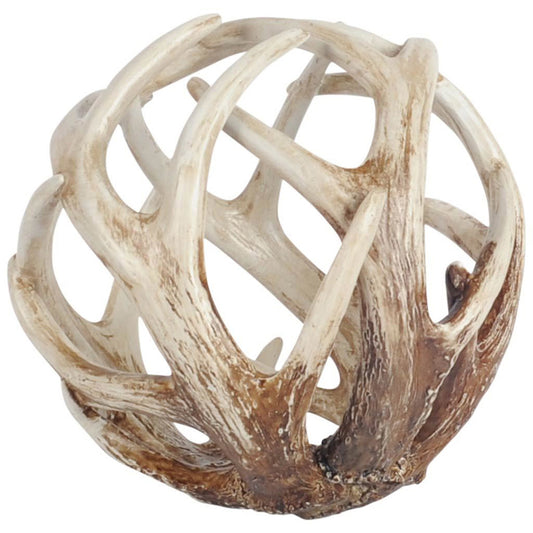 Mercana - Ramus II Large 7L x 7W Brown Antler Shaped Decorative Orb Ball - 57801 view 1