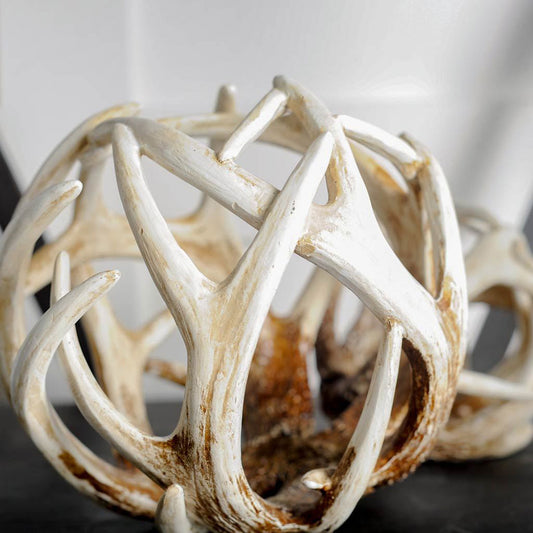 Mercana - Ramus II Large 7L x 7W Brown Antler Shaped Decorative Orb Ball - 57801 view 2