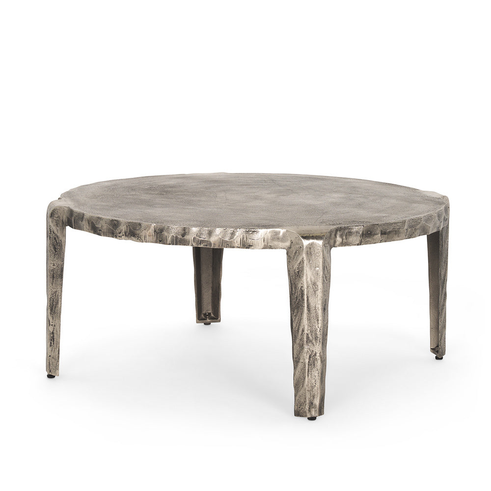 Mercana - Randy Silver Nickel Cast Aluminum Metal Coffee Table - 70619 view 1