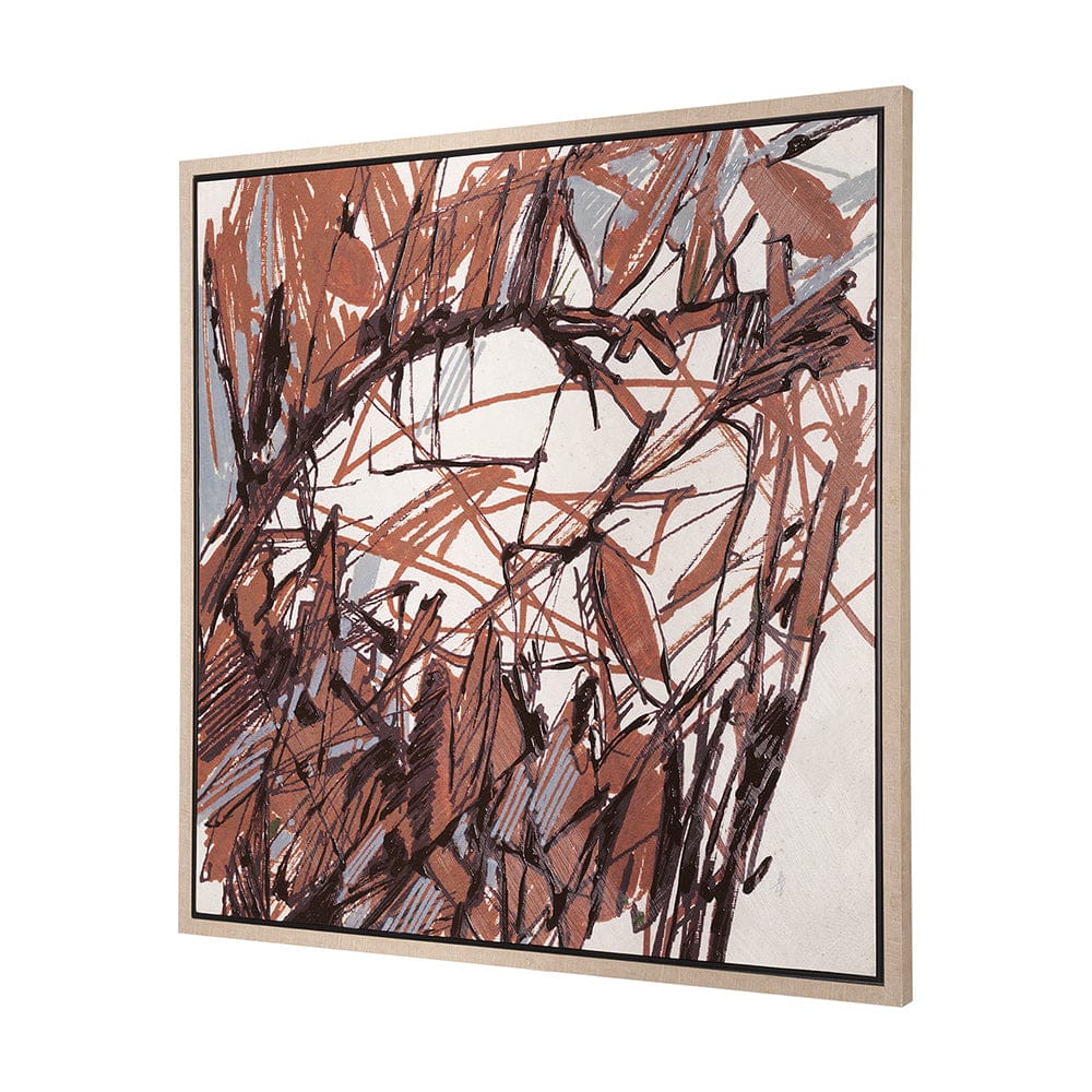 Mercana - Raveled by Mercana Studio a Hand Embellished Textured Framed Canvas - 102591-FL view 2