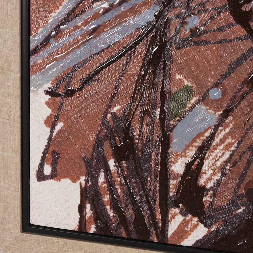 Mercana - Raveled by Mercana Studio a Hand Embellished Textured Framed Canvas - 102591-FL view 5