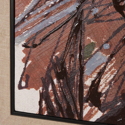 Mercana - Raveled by Mercana Studio a Hand Embellished Textured Framed Canvas - 102591-FL view 5