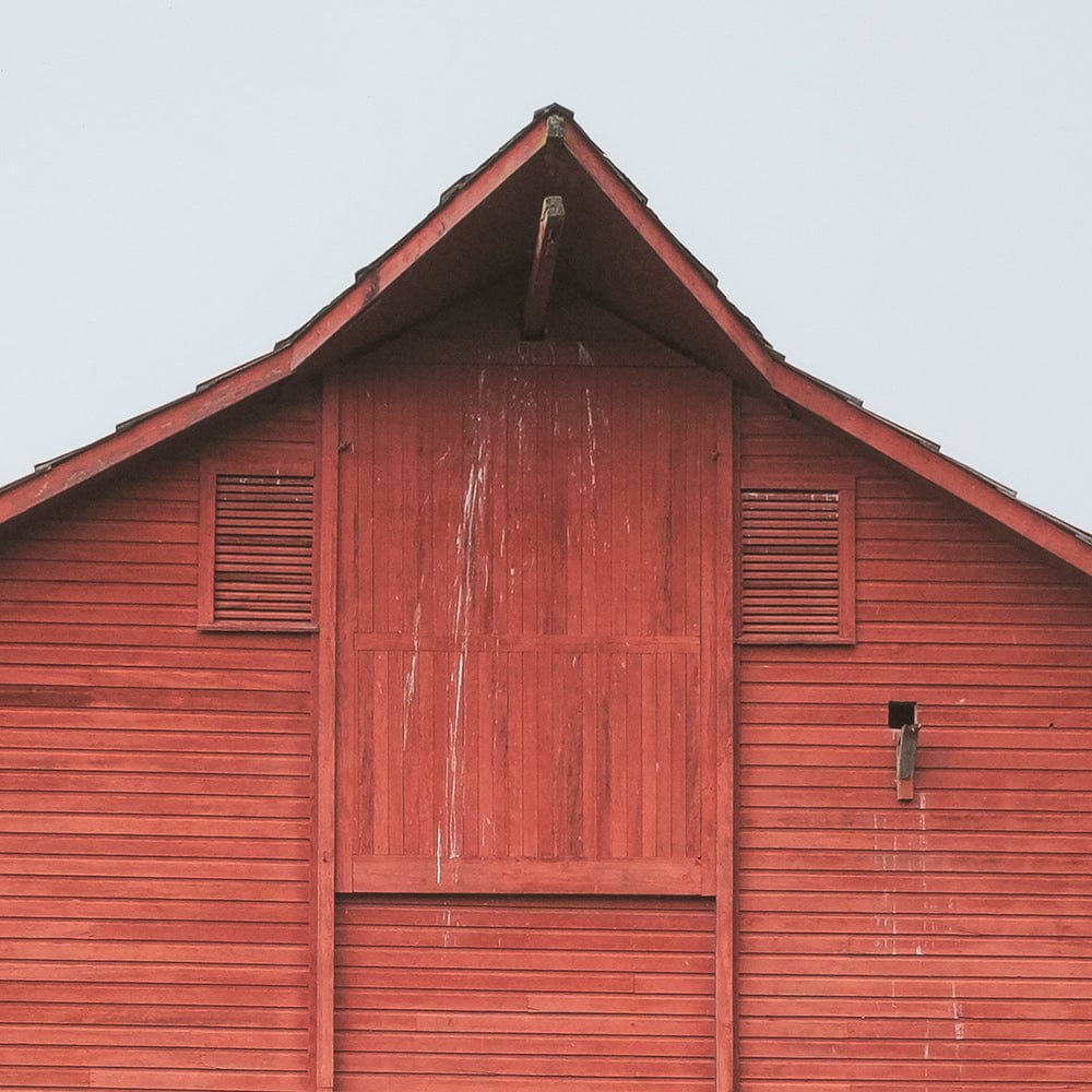Mercana - Red Barn I by Mercana Studio a Hand Embellished Textured Framed Art Print Matted under Glass - 13435 view 7