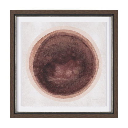 Mercana - Red Eclipse by Mercana Studio Hand Embellished Framed Print under Glass - 15817 view 1