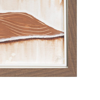 Mercana - Red Rock View by Studio M a handmade Original Framed Artwork under Glass - 15057 view 3