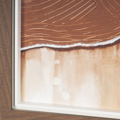 Mercana - Red Rock View by Studio M a handmade Original Framed Artwork under Glass - 15057 view 5