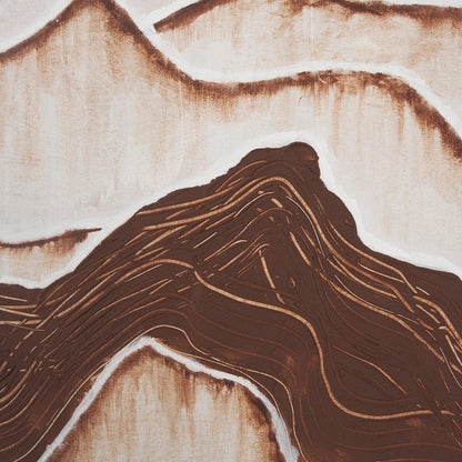 Mercana - Red Rock View I by Studio M a handmade Original Framed 3D Textured Artwork under Glass - 15032 view 6