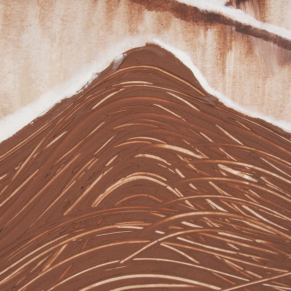 Mercana - Red Rock View II by Studio M a handmade Original Framed 3D Textured Artwork under Glass - 15033 view 6