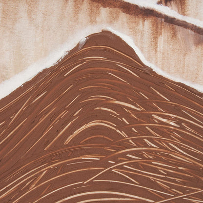 Mercana - Red Rock View II by Studio M a handmade Original Framed 3D Textured Artwork under Glass - 15033 view 6