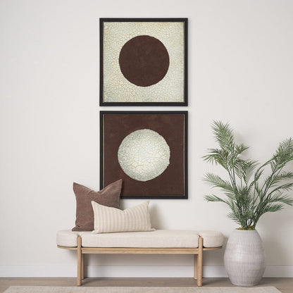 Mercana - Red Sun by Mercana Studio a Hand Embelished Textured Framed Canvas - 102610-FS view 8