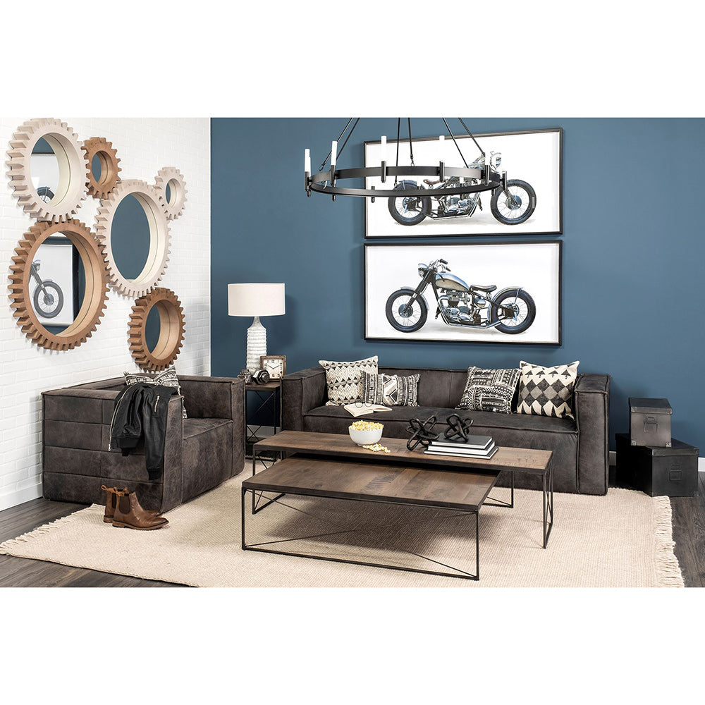 Mercana - Redding Bronze Toned Metal Square Table Clock - 63181 view 3