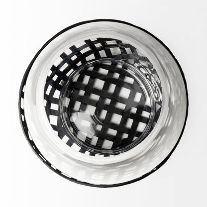 Mercana - Reena I Small Black Woven Metal Base Table Candle Holder - 68937_CLOSEOUT view 4