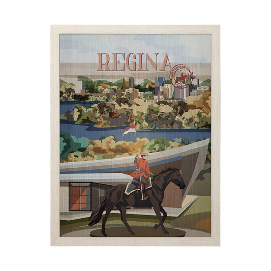 Mercana - Regina Go Canada L by Mercana Studio a Hand Embellished Decograph Framed Art Print - 13786 view 1