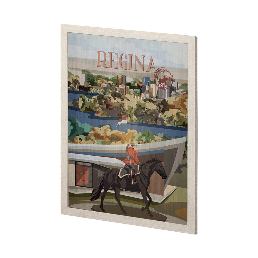 Mercana - Regina Go Canada L by Mercana Studio a Hand Embellished Decograph Framed Art Print - 13786 view 2