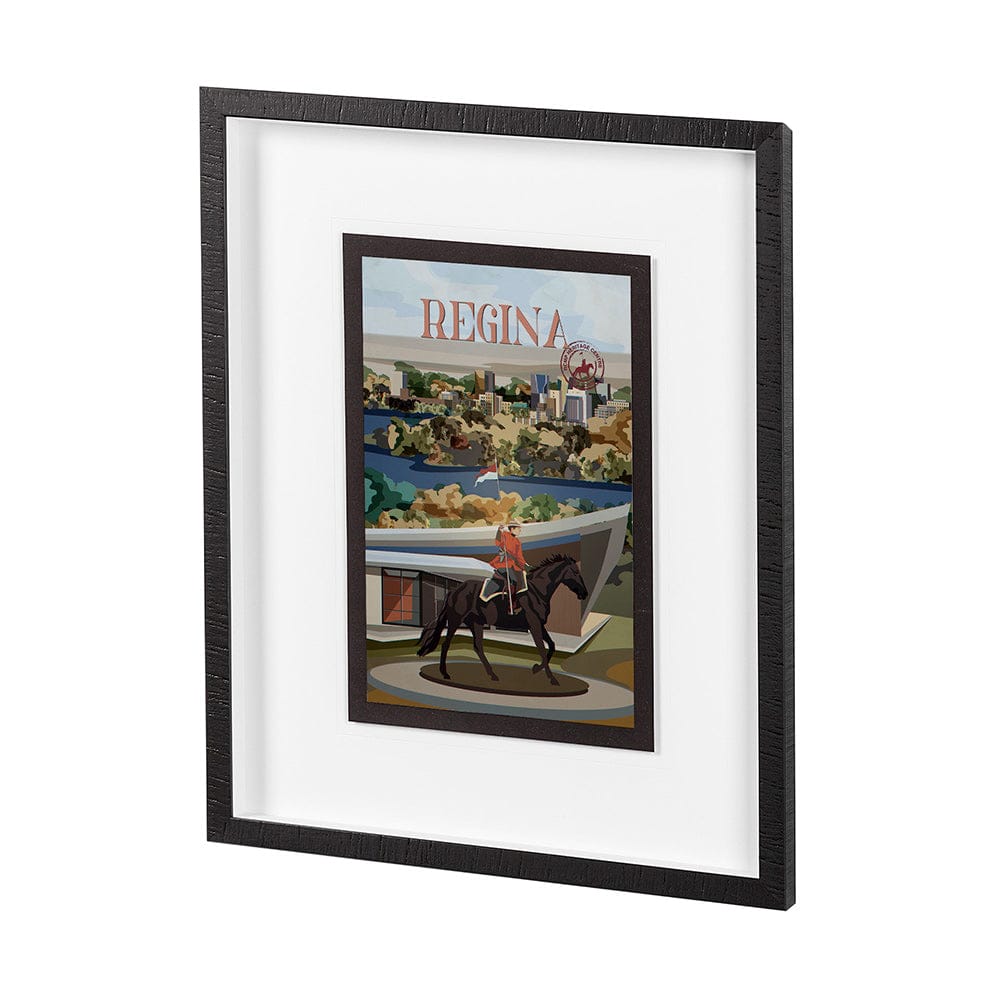 Mercana - Regina Go Canada M by Mercana Studio a Framed Art Print Matted under Glass - 13776 view 2