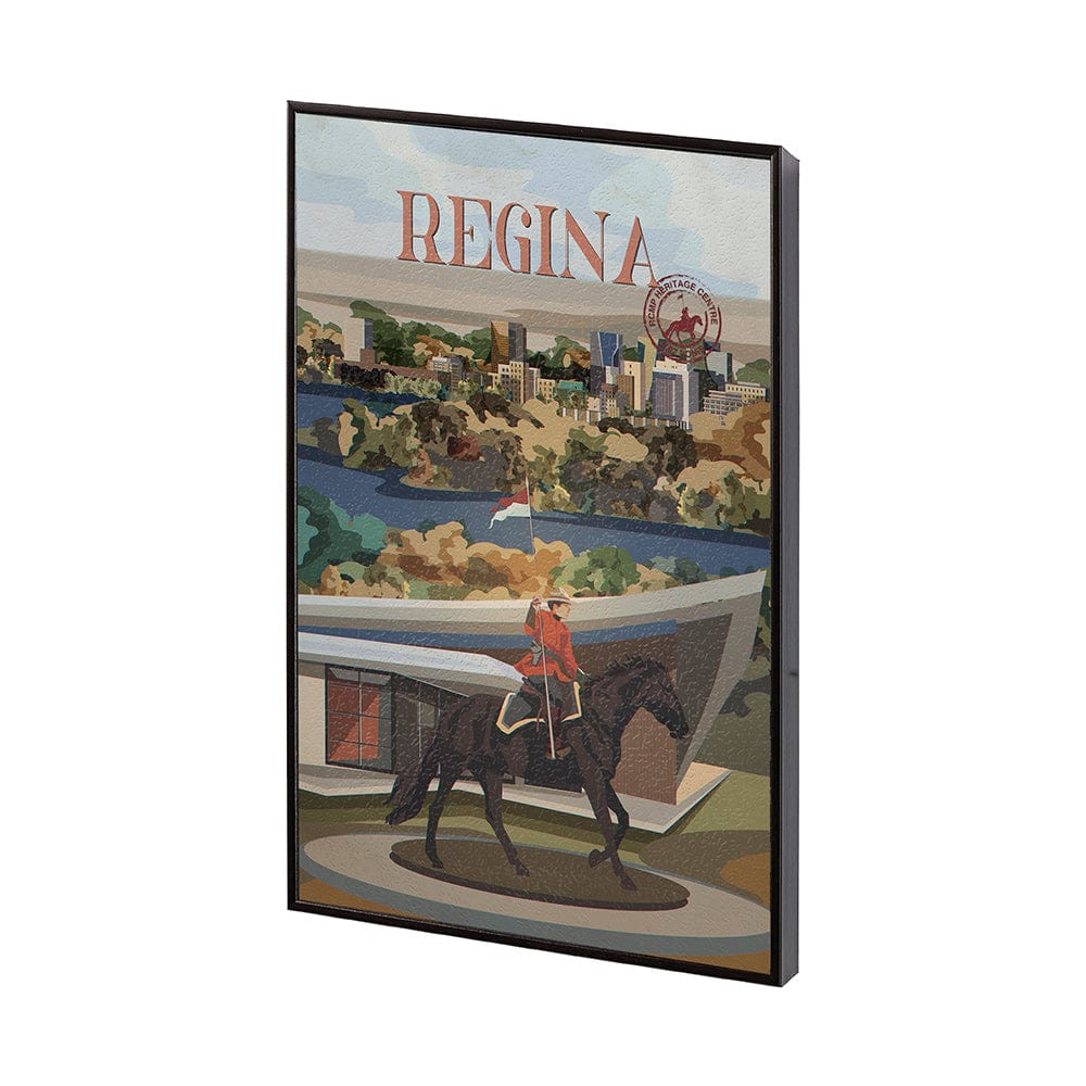 Mercana - Regina Go Canada SM by Mercana Studio a Hand Embellished Decograph Framed Art Print - 13766 view 3