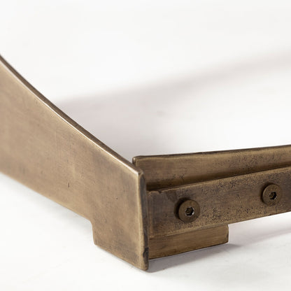 Mercana - Reinhold 49" Round White Marble Top Gold Metal Base Coffee Table - 68232-AB view 6