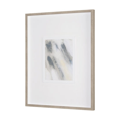 Mercana - Retreating Tide I by Ira Havuka a Hand Embellished Framed Art Print Matted under Glass - 15703 view 2