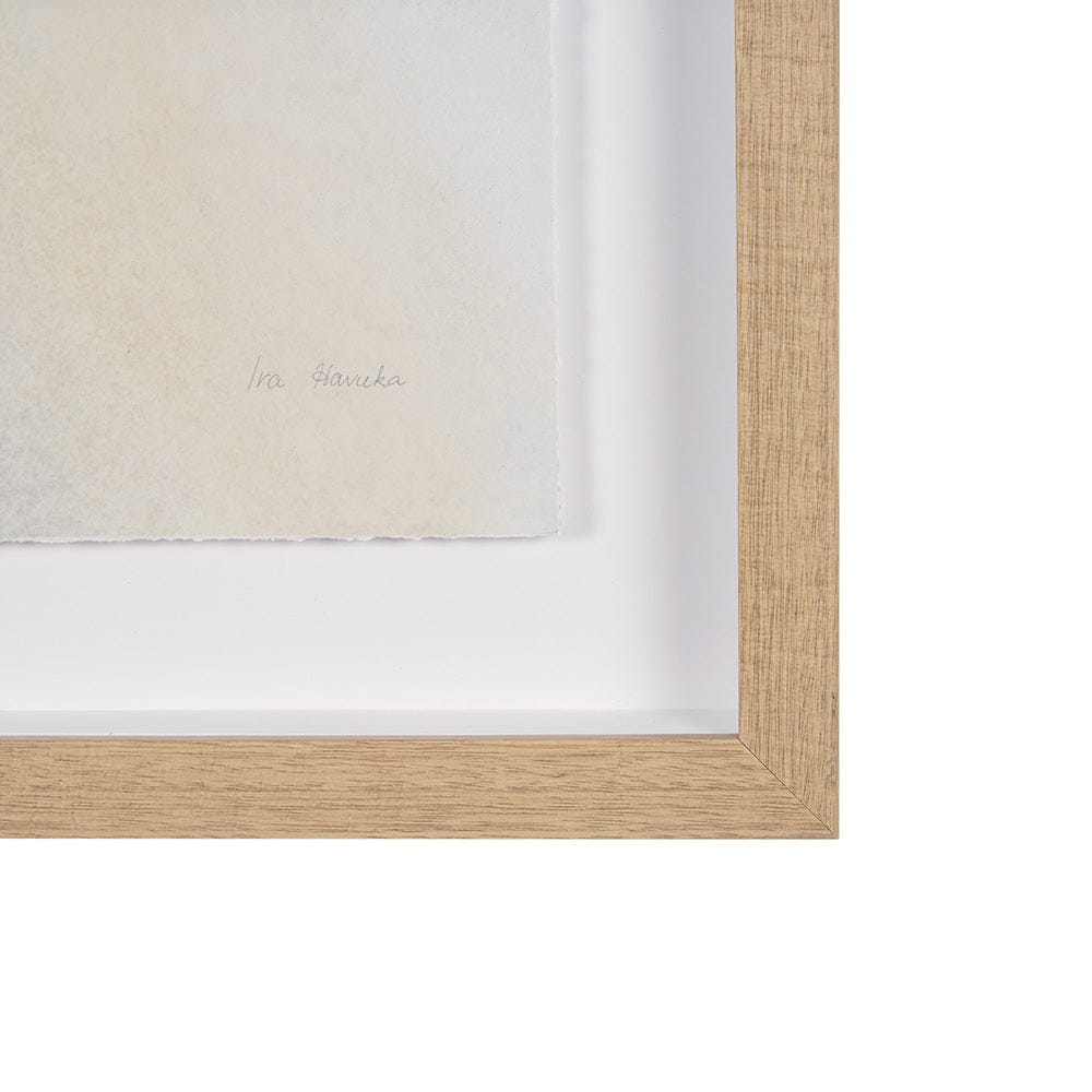 Mercana - Retreating Tide II by Ira Havuka a Hand Embellished Framed Art Print Matted under Glass - 15685 view 3