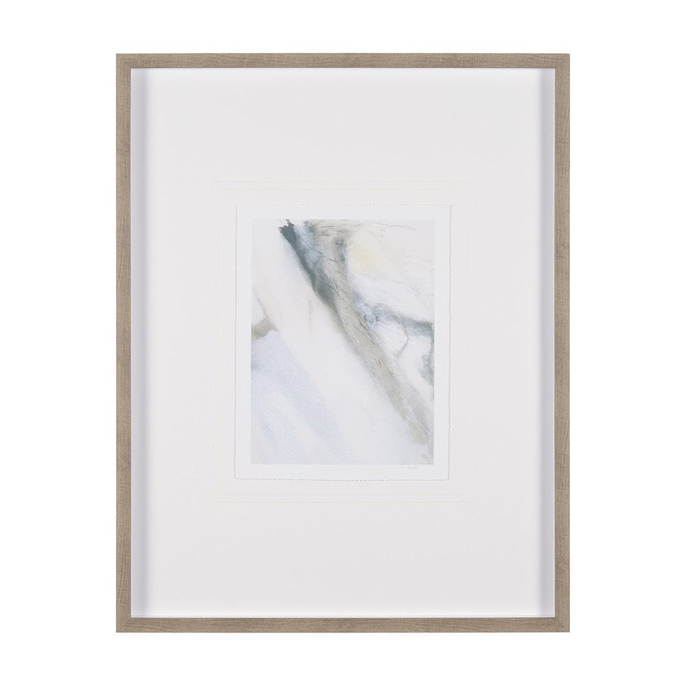 Mercana - Retreating Tide II by Ira Havuka a Hand Embellished Framed Art Print Matted under Glass - 15704 view 1