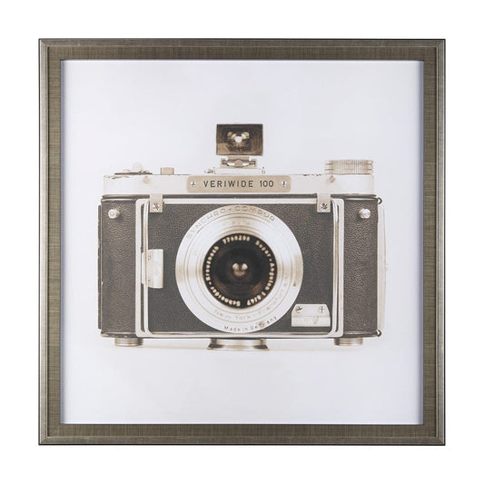 Mercana - Retro Camera I by Mercana Studio a Hand Embellished Textured Framed Art Print Matted under Glass - 14197 view 1