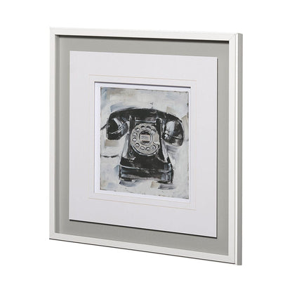 Mercana - Retro Phone I by Ethan Harper a Framed Art Print Matted under Glass - 13120 view 2