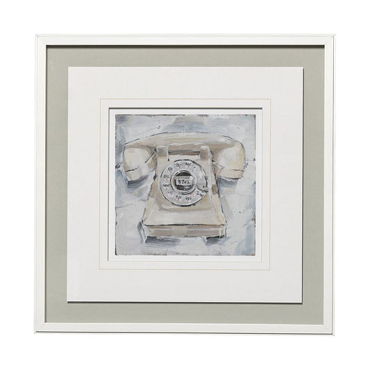 Mercana - Retro Phone II by Ethan Harper a Framed Art Print Matted under Glass - 13121 view 1