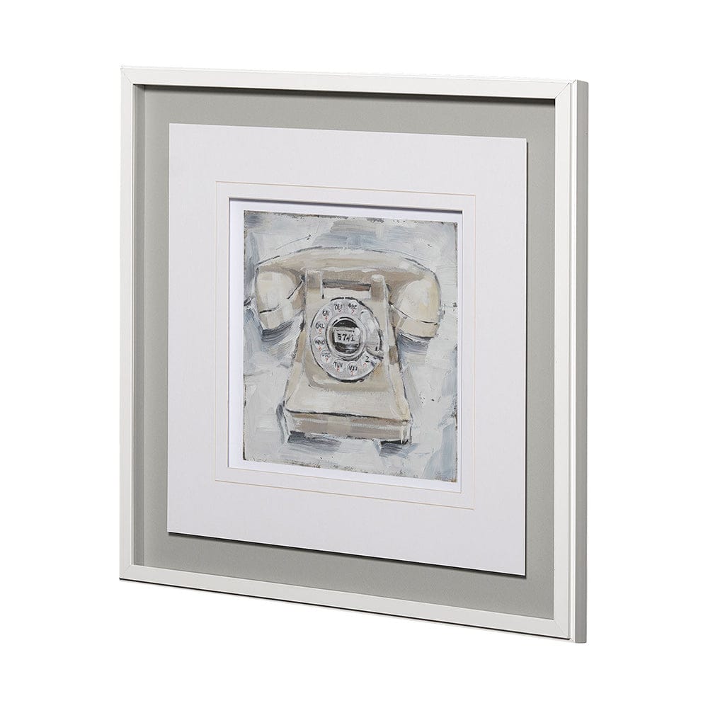 Mercana - Retro Phone II by Ethan Harper a Framed Art Print Matted under Glass - 13121 view 2