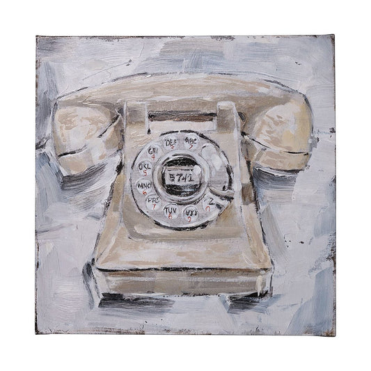 Mercana - Retro Phone II by Ethan Harper a Hand Embellished Textured Canvas - 101510-L view 1