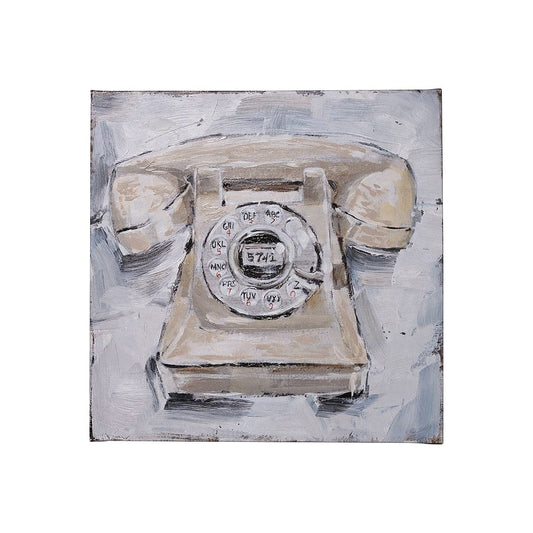 Mercana - Retro Phone II by Ethan Harper a Hand Embellished Textured Canvas - 101510-S view 1